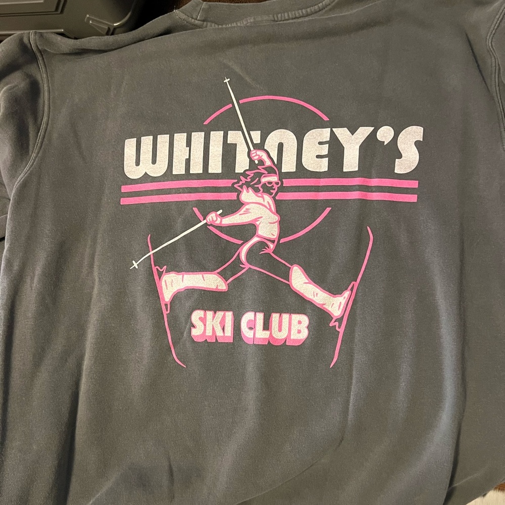 Barstool Sports Pink Whitney Ski Club Sweatshirt